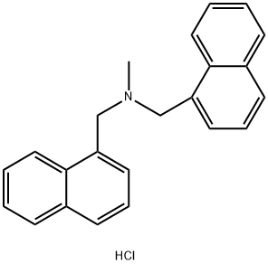 N-甲基-d3-N-(1-萘甲基)-1-萘甲胺盐酸盐结构式