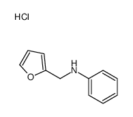 furan-2-ylmethyl(phenyl)azanium,chloride Structure