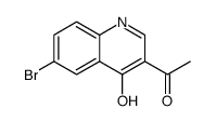 Ethanone, 1-(6-bromo-4-hydroxy-3-quinolinyl) Structure