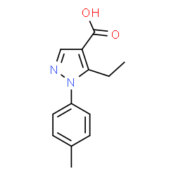 5-Ethyl-1-(4-methylphenyl)-1H-pyrazole-4-carboxylic acid picture