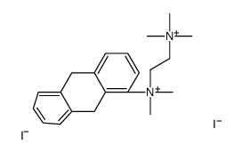 9,10-Dihydro-11-(N-(2-dimethylaminoethyl)-N-methyl)amino-9,10-ethanoanthracene dimethiodide结构式