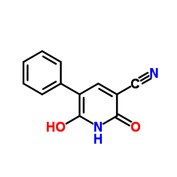 2,6-Dihydroxy-5-phenylnicotinonitrile Structure