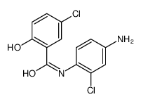 N-(4-amino-2-chlorophenyl)-5-chloro-2-hydroxybenzamide结构式