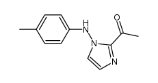 1-[1-(p-toluidino)-1H-imidazol-2-yl]ethanone Structure