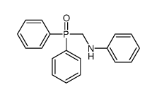 N-(diphenylphosphorylmethyl)aniline Structure