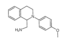 1-(aminomethyl)-2-(4-methoxyphenyl)-1,2,3,4-tetrahydroisoquinoline结构式