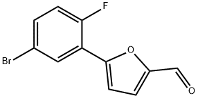 5-(5-Bromo-2-fluorophenyl)furan-2-carbaldehyde picture