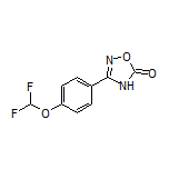 3-[4-(Difluoromethoxy)phenyl]-1,2,4-oxadiazol-5(4H)-one Structure