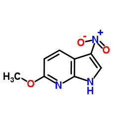 6-Hydroxy-3-nitro-7-azaindole structure