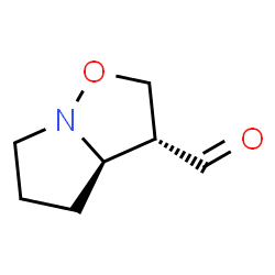 Pyrrolo[1,2-b]isoxazole-3-carboxaldehyde, hexahydro-, cis- (9CI) Structure