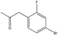 1-(4-bromo-2-fluorophenyl)propan-2-one Structure