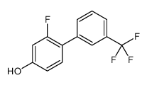 3-fluoro-4-[3-(trifluoromethyl)phenyl]phenol结构式