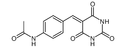 acetic acid-[4-(2,4,6-trioxo-tetrahydro-pyrimidin-5-ylidenemethyl)-anilide]结构式