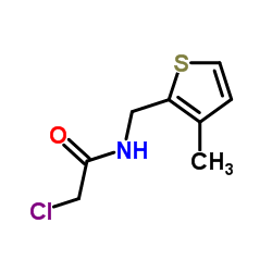 2-Chloro-N-[(3-methyl-2-thienyl)methyl]acetamide结构式