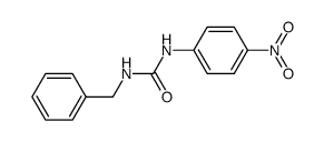 N-benzyl-N'-(4-nitrophenyl)urea结构式