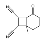 6-methyl-2-oxobicyclo[4.2.0]octane-7,8-dicarbonitrile Structure