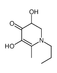 3,5-dihydroxy-6-methyl-1-propyl-2,3-dihydropyridin-4-one Structure