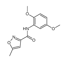 5-Methyl-isoxazole-3-carboxylic acid (2,5-dimethoxy-phenyl)-amide Structure