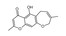 6,9-Dihydro-5-hydroxy-2,8-dimethyl-4H-pyrano[3,2-h][1]benzoxepin-4-one picture