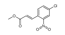 methyl (E)-3-(4-chloro-2-nitrophenyl)acrylate Structure