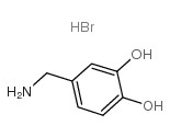 3,4-DIHYDROXYBENZYLAMINE HYDROBROMIDE structure