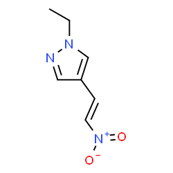 (E)-1-ethyl-4-(2-nitrovinyl)-1H-pyrazole Structure