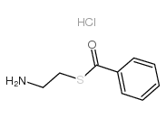 2-benzoylsulfanylethylazanium,chloride Structure