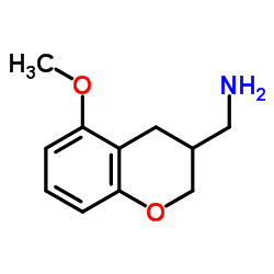 1-(5-Methoxy-3,4-dihydro-2H-chromen-3-yl)methanamine Structure