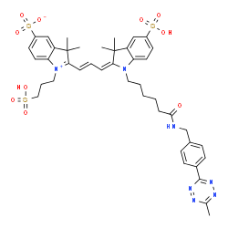 Sulfo-Cy3-Methyltetrazine图片