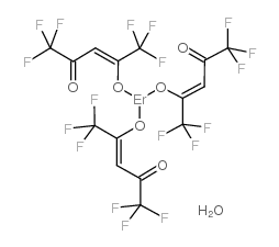 六氟乙酰丙酮铒(III)水合物结构式