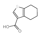 4,5,6,7-TETRAHYDROBENZO[B]THIOPHENE-3-CARBOXYLIC ACID structure