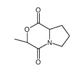 1H-Pyrrolo[2,1-c][1,4]oxazine-1,4(3H)-dione,tetrahydro-3-methyl-,(3R-cis)-(9CI) picture