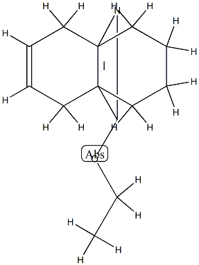 10-Ethoxy-1,2,3,4,5,8-hexahydro-8a,4a-(nitrilometheno)naphthalene结构式