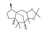 (4aR,5R,7aS,9R)-octahydro-2,2,5,8,8,9a-hexamethyl-4H-4a,9-methanoazuleno(5,6-d)-1,3-dioxole Structure