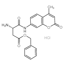 H-Asp(OBzl)-AMC.HCL Structure