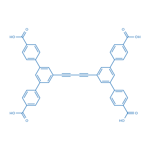 5',5''''-(Buta-1,3-diyne-1,4-diyl)bis(([1,1':3',1''-terphenyl]-4,4''-dicarboxylic acid)) picture