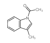 Ethanone,1-(3-methyl-1H-indol-1-yl)- Structure