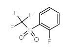 1-Fluoro-2-[(trifluoromethyl)sulfonyl]benzene Structure