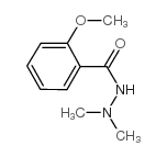 2-甲氧基-N,N-二甲基苯并肼结构式