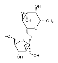 O-β-D-fructofuranosyl-(2->6)-D-glucose结构式