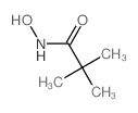 Propanamide,N-hydroxy-2,2-dimethyl- Structure