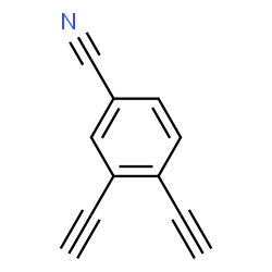 Benzonitrile, 3,4-diethynyl- (9CI)结构式