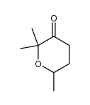 2,2,6-trimethyl-dihydro-pyran-3-one Structure