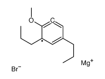 magnesium,1-methoxy-2,4-dipropylbenzene-6-ide,bromide Structure