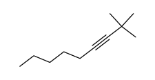 2,2-dimethyl-3-nonyne结构式