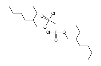 3-[[chloro-[[chloro(2-ethylhexoxy)phosphoryl]methyl]phosphoryl]oxymethyl]heptane结构式