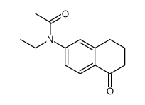 N-ethyl-N-(5-oxo-7,8-dihydro-6H-naphthalen-2-yl)acetamide Structure