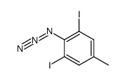 2-azido-1,3-diiodo-5-methyl-benzene结构式