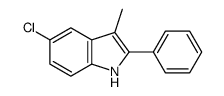 5-Chloro-3-methyl-2-phenyl-1H-indole structure