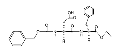 Z-L-aspartyl-L-phenylalanine ethyl ester Structure